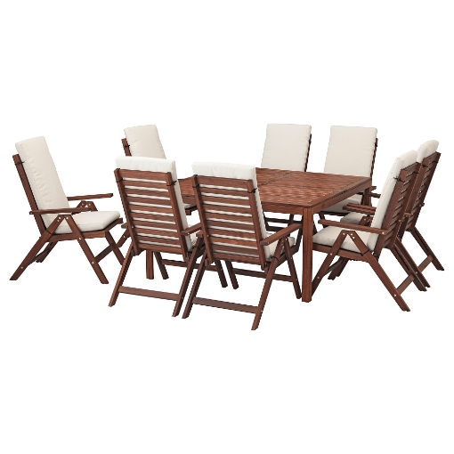 ИКЕА Стол+8кресел ЭПЛАРО, 292.897.84 — купить в интернет-магазине ...