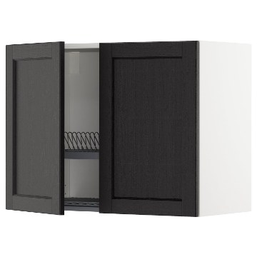 ИКЕА Настенный шкаф с поддоном METOD МЕТОД, 394.591.96 - Home Club