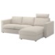 ИКЕА Трехместный диван с шезлонгом VIMLE ВИМЛЕ, 293.991.03 - Home Club