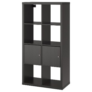 ІКЕА Стелаж з дверцятами KALLAX КАЛЛАКС, 990.174.45 - Home Club