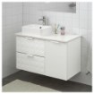 ІКЕА Шафка з умивальником 45x32 см GODMORGON ГОДМОРГОН / TOLKEN ТОЛКЕН / HÖRVIK ХОРВИК, 692.655.21 - Home Club, зображення 3
