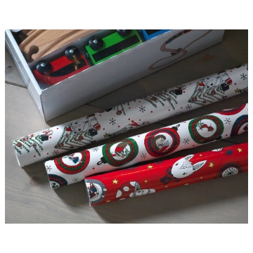 ИКЕА Рулон оберточной бумаги VINTER 2018, 504.112.21 - Home Club