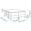 ИКЕА Континентальная кровать ESPEVÄR, 892.096.14 - Home Club, изображение 3