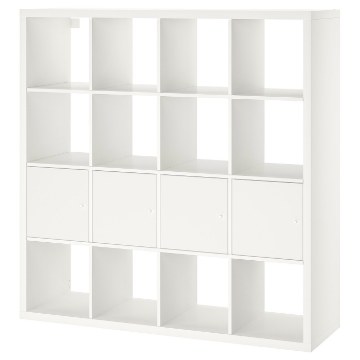 ИКЕА Стеллаж с 4 вставками KALLAX КАЛЛАКС, 390.174.86 - Home Club