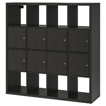 ІКЕА Стелаж з 8 вставками KALLAX КАЛЛАКС, 390.174.72 - Home Club