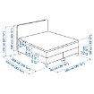 ИКЕА Континентальная кровать DUNVIK, 594.197.98 - Home Club, изображение 11