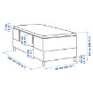 ИКЕА Континентальная кровать ESPEVÄR, 792.089.26 - Home Club, изображение 3