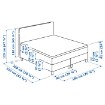 ИКЕА Континентальная кровать DUNVIK, 292.491.23 - Home Club, изображение 5
