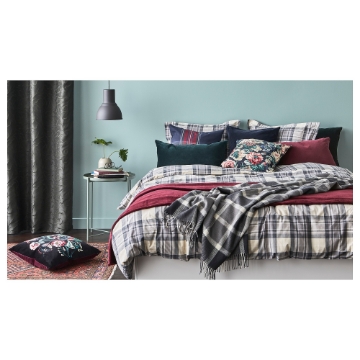 ИКЕА Пододеяльник и наволочка СМАЛРУТА, 604.166.90 - Home Club