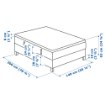 ИКЕА Континентальная кровать ESPEVÄR, 092.104.66 - Home Club, изображение 3