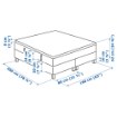 ИКЕА Континентальная кровать ESPEVÄR, 492.099.32 - Home Club, изображение 3