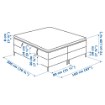 ІКЕА Континентальне ліжко ESPEVÄR, 792.099.02 - Home Club, зображення 4