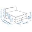 ИКЕА Континентальная кровать DUNVIK, 991.868.29 - Home Club, изображение 6