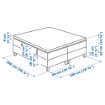 ИКЕА Континентальная кровать ESPEVÄR, 192.099.38 - Home Club, изображение 4