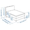 ІКЕА Континентальне ліжко DUNVIK, 591.867.94 - Home Club, зображення 6
