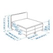 ИКЕА Континентальная кровать DUNVIK, 791.869.29 - Home Club, изображение 7