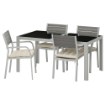 ИКЕА Стол + 4 стула с подножкой. SJÄLLAND ШЭЛЛАНД, 392.927.24 - Home Club