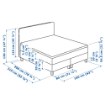 ИКЕА Континентальная кровать LAUVIK, 792.507.55 - Home Club, изображение 6