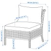 ИКЕА Садовое кресло KUNGSHOLMEN КУНГСХОЛЬМЕН, 490.480.29 - Home Club, изображение 6