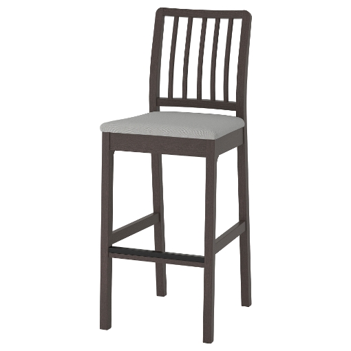ИКЕА Барный стул со спинкой EKEDALEN ЭКЕДАЛЕН, 104.005.40 - Home Club