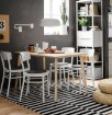 ИКЕА Стол и 4 стула LISABO ЛИСАБО / IDOLF ИДОЛЬФ, 491.614.83 - Home Club, изображение 2