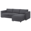 ІКЕА 3-місний розкладний диван з шезлонгом VIMLE ВІМЛЕ, 795.452.82 - Home Club