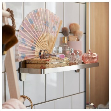 ИКЕА Стеклянная полка BROGRUND, 303.340.02 - Home Club