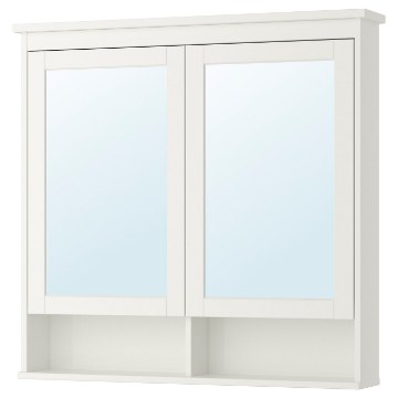 ИКЕА Шкаф с зеркальной дверцой HEMNES ХЕМНЭС, 802.176.75 - Home Club