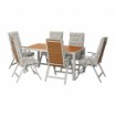 ИКЕА Стол + 6 раскладных стульев SJÄLLAND ШЭЛЛАНД, 892.918.83 - Home Club