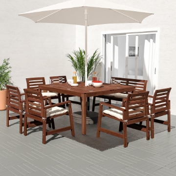 ІКЕА Стіл+6 стільців з підлогою+газон ÄPPLARÖ, 792.895.26 - Home Club