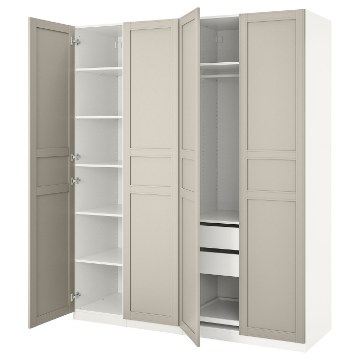 ИКЕА Шкаф PAX ПАКС / FLISBERGET ФЛИСБЕРГЕТ, 393.041.28 - Home Club