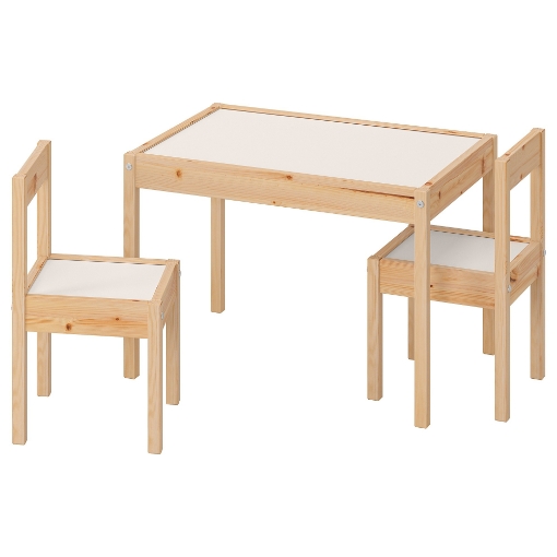 ІКЕА Дитячий стіл та 2 стільці LÄTT ЛЕТТ, 501.784.11 - Home Club