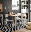 ИКЕА Стол и 4 стула LISABO ЛИСАБО / IDOLF ИДОЛЬФ, 491.614.83 - Home Club, изображение 8