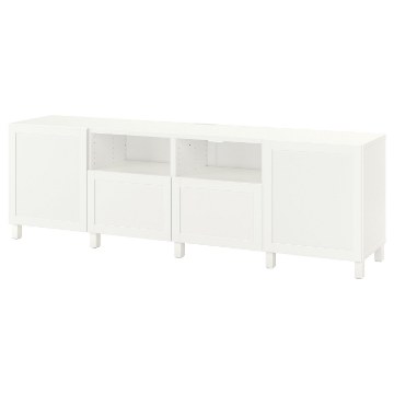 ИКЕА Тумба под телевизор с дверцами и ящиками BESTÅ БЕСТО, 794.013.54 - Home Club