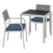 ИКЕА Стол + 2 стула с подножкой SJÄLLAND ШЭЛЛАНД, 092.654.87 - Home Club