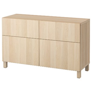 ИКЕА Комбинация стеллажей с дверцами BESTÅ БЕСТО, 391.953.08 - Home Club