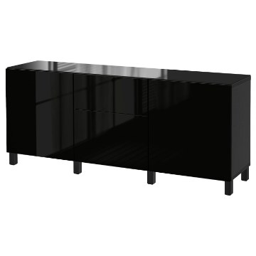 ИКЕА Комбинация стеллажей с дверцами BESTÅ БЕСТО, 391.972.46 - Home Club