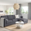 ІКЕА 3-місний розкладний диван з шезлонгом VIMLE ВІМЛЕ, 795.452.82 - Home Club, зображення 2