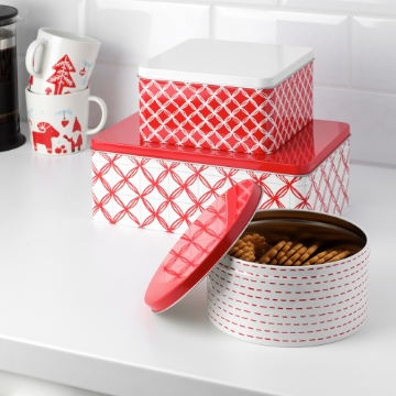 ІКЕА Контейнер з кришкою VINTERFEST, 004.346.54 - Home Club