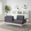 ІКЕА 2-місний диван зі столиком DELAKTIG, 192.894.97 - Home Club, зображення 3