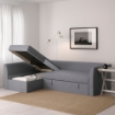 ИКЕА Диван-кровать с козеткой ХОЛЬМСУНД, 791.507.46 - Home Club, изображение 5