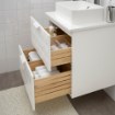 ИКЕА Тумба со столешницей и раковиной 45x32 см GODMORGON ГОДМОРГОН / TOLKEN ТОЛКЕН / HÖRVIK ХОРВИК, 993.084.54 - Home Club, изображение 3