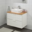 ИКЕА Тумба со столешницей и раковиной 45x32 см GODMORGON ГОДМОРГОН / TOLKEN ТОЛКЕН / HÖRVIK ХОРВИК, 693.086.29 - Home Club, изображение 2