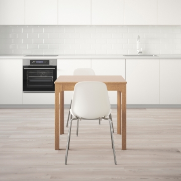 ИКЕА Стол и 2 стула ЭКЕДАЛЕН / ЛЕЙФ-АРНЕ, 192.213.94 - Home Club