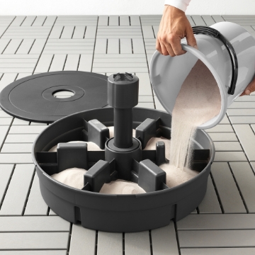 ИКЕА Зонт с основанием LJUSTERÖ ЛЬЮСТЕРЭ, 092.193.15 - Home Club