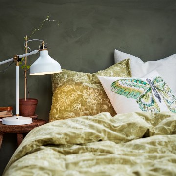 ИКЕА Комплект постельного белья JUNIMAGNOLIA ЮНИМАГНОЛИЯ, 404.495.78 - Home Club