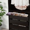 ИКЕА Выдвижная полка с перегородкой KOMPLEMENT КОМПЛИМЕНТ, 393.320.51 - Home Club, изображение 2