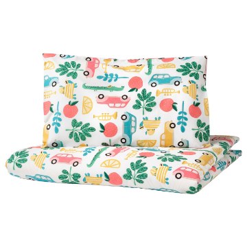 ИКЕА Комплект постельного белья для детской кроватки RÖRANDE РЁРАНДЕ, 304.625.51 - Home Club