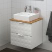 ИКЕА Шкафчик со столешницей и раковиной 45x45 см GODMORGON ГОДМОРГОН / TOLKEN ТОЛКЕН / TÖRNVIKEN TORNVIKEN, 293.082.78 - Home Club, изображение 2
