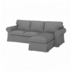 ІКЕА 3-місний диван із кушеткою EKTORP ЕКТОРП, 493.200.62 - Home Club